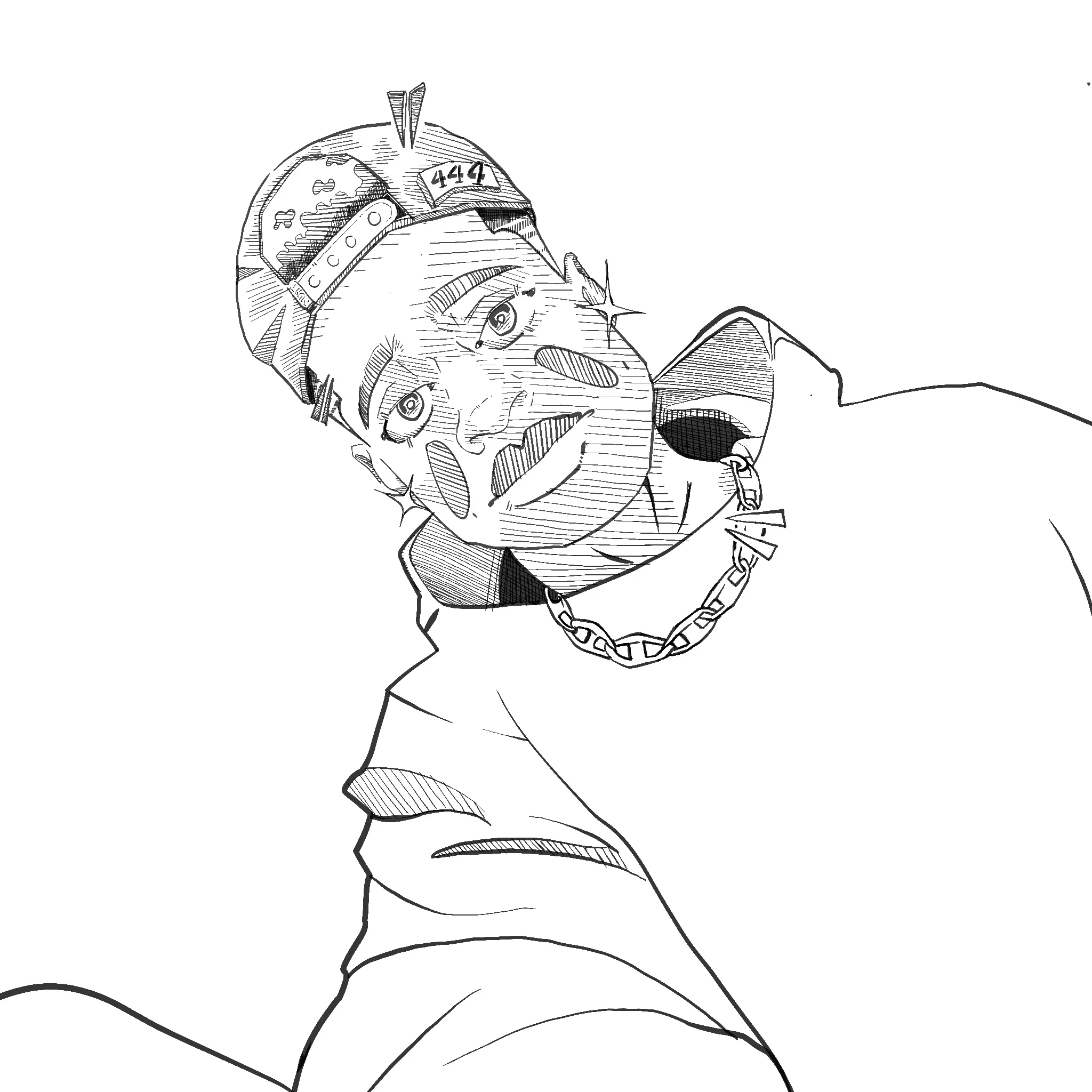 Illustration: self portrait 202x